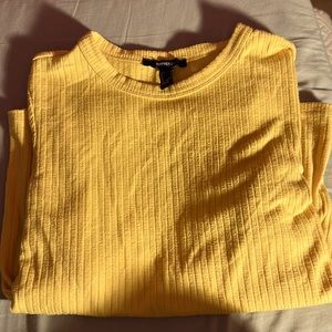 Forever 21 Long-Sleeve Ribbed Top